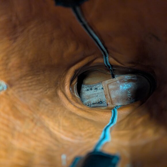 Rare El Dorado Vintage Pre-Ban Black Anteater Boots 10.5D - Picture 10 of 12